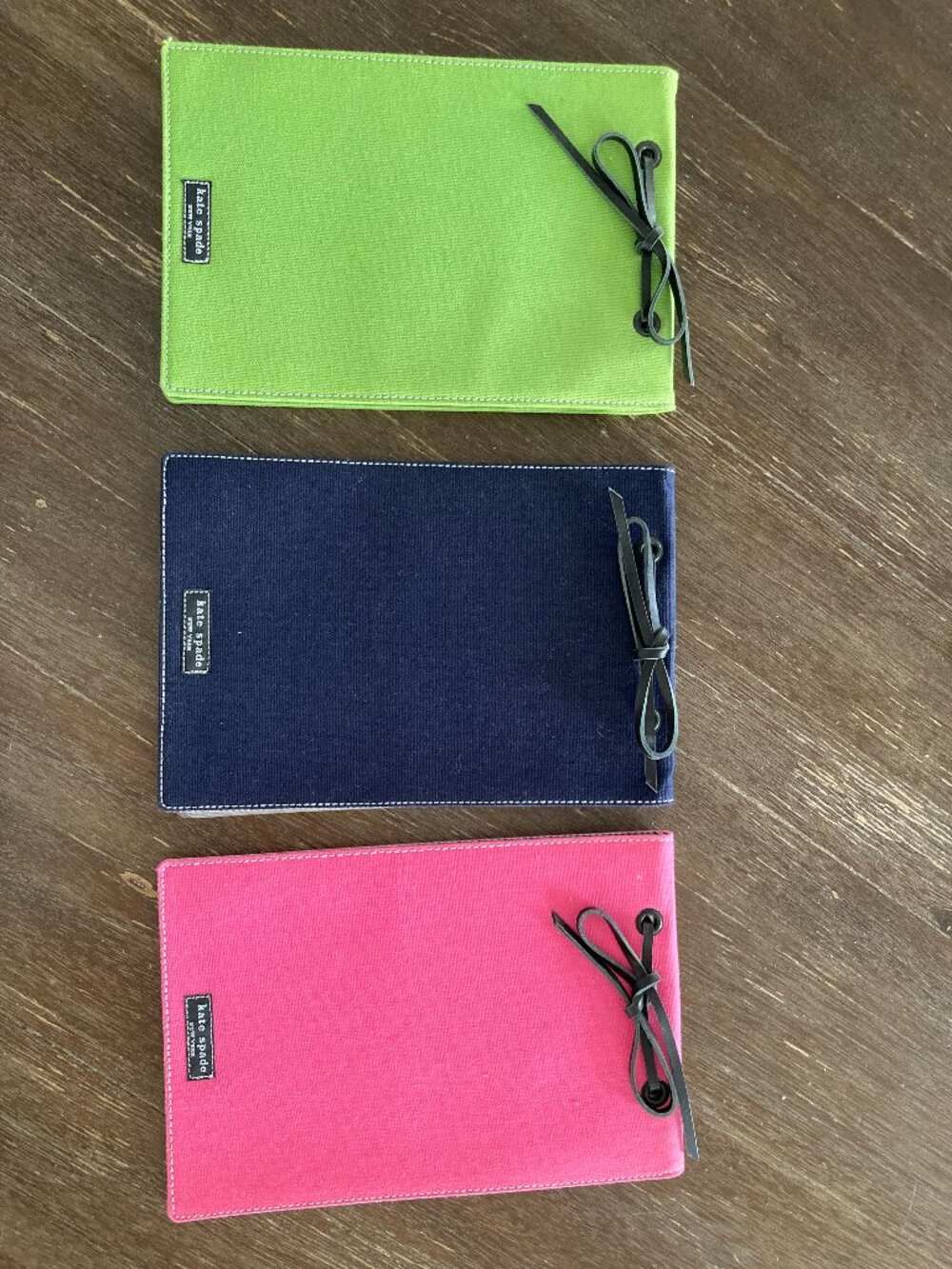 Kate Spade Photo Abums - Set/3 - Holds 4x6 photos NOS